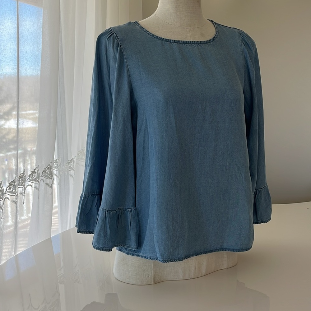 Only denim shirt size 34 small/medium - Picture 7 of 9